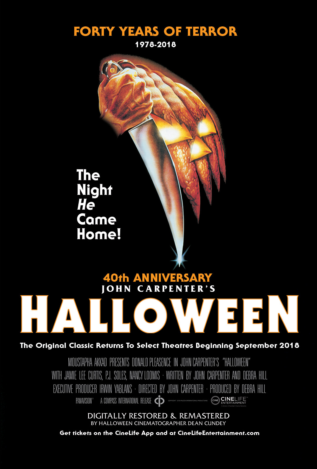 Jamie Lee Curtis and John Carpenter Celebrate 'Halloween' Turning 44